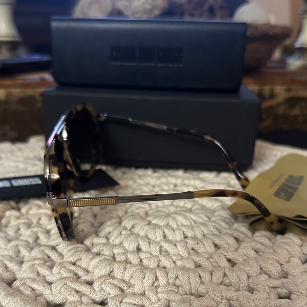 Cutler and Gross Tortoise Shell Sunglasses - Picture 3 of 11